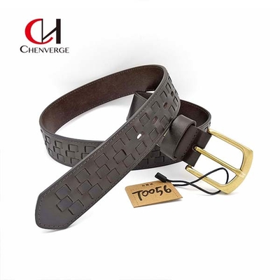 Multipurpose Mens Woven Leather Belt Womens Unisex Practical Durable