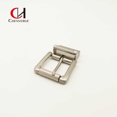 Chenverge Silver Dress Belt Buckles , Lightweight Nickel Reversible Belt Buckle